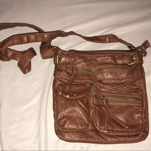 Brown crossbody bag
